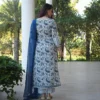 Royal Export Cotton Blend Printed Kurti With Pants Women's Stitched Salwar Suit - White ( Pack of 1 ) - Image 3